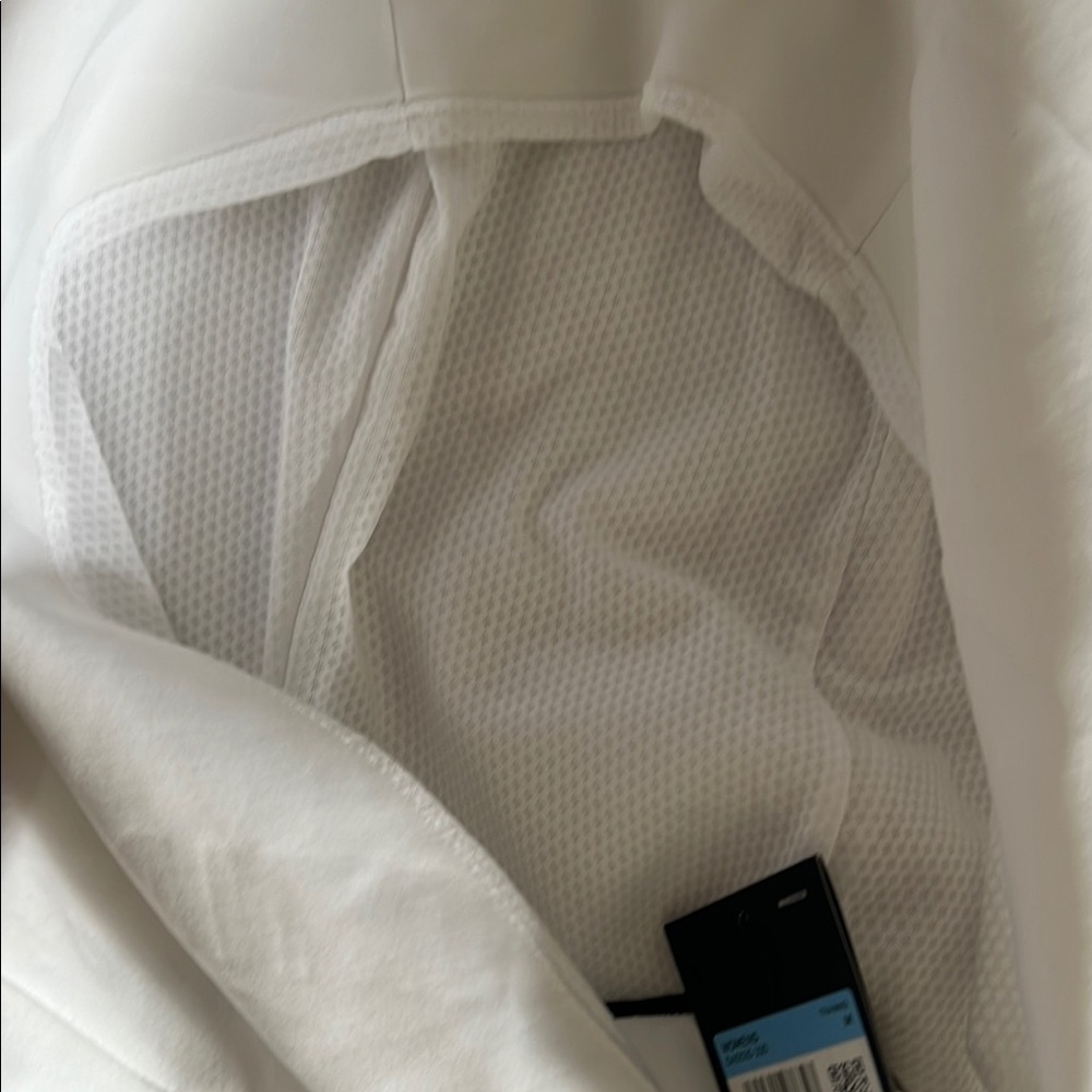 Nike Pro Women’s White Crop Oversized Hoodie - Picture 4 of 7